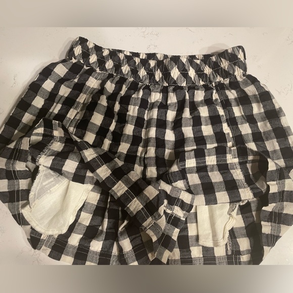 Free People High Waist Black and White Shorts - Picture 6 of 11